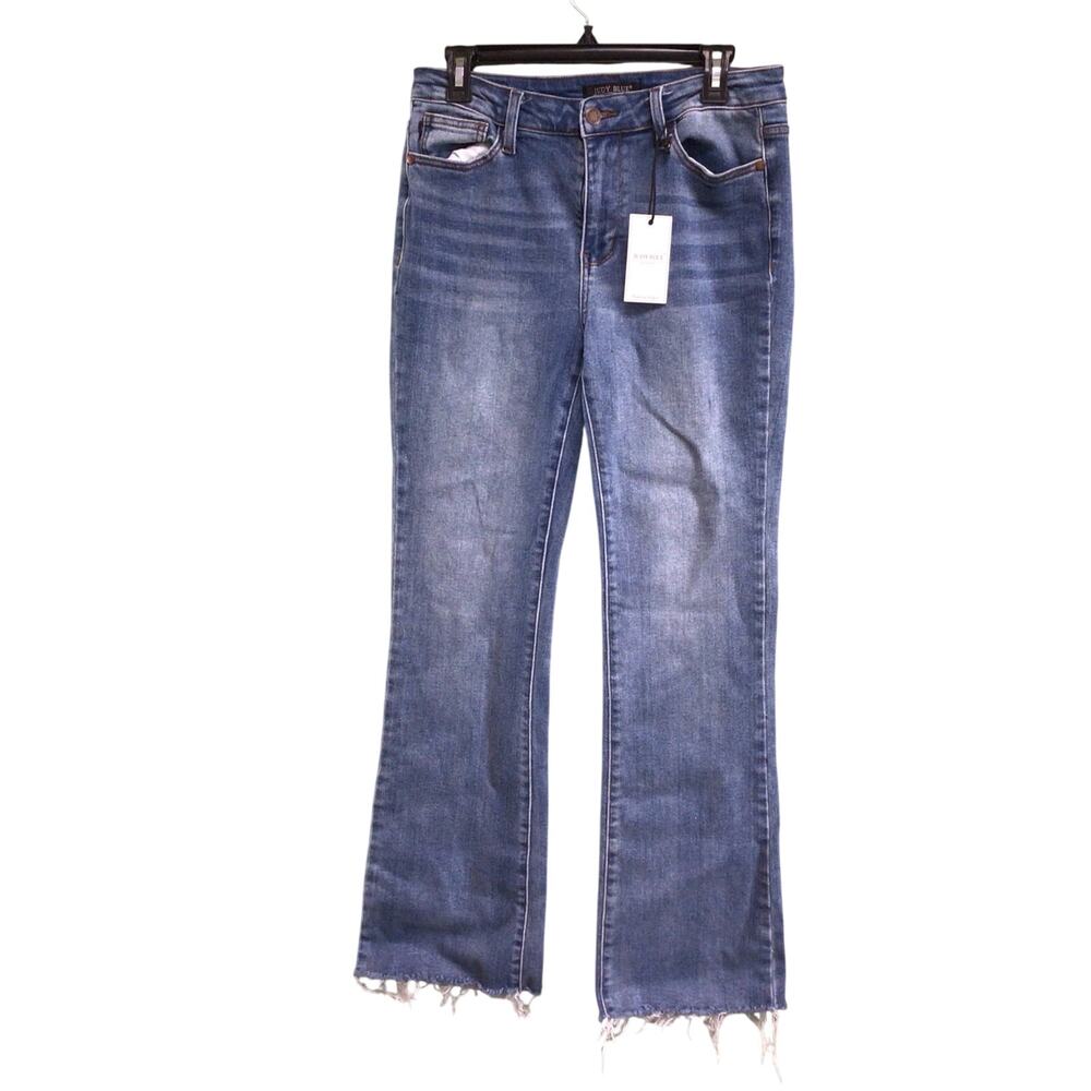 Judy Blue Womens Mid Rise Bootcut Fit Medium Wash Jeans Size 9/29 Regular